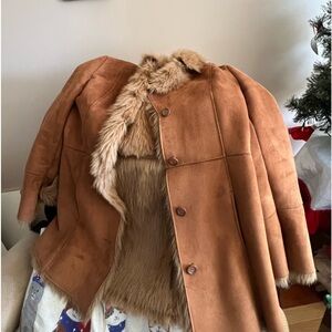 Suede Brownish/Tan Car Jacket